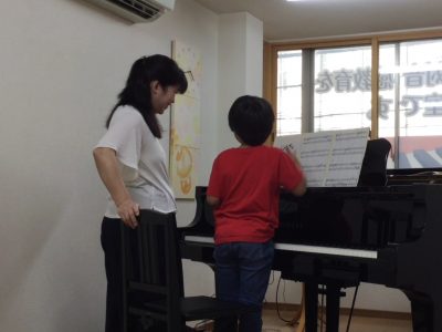 フェリーチェピアノ教室のレッスン風景